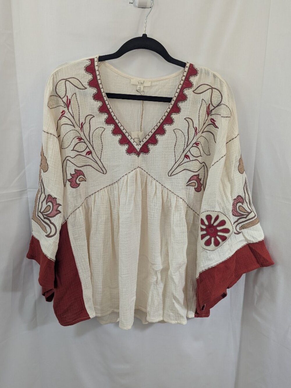 Easel Special Day Embroidery Top